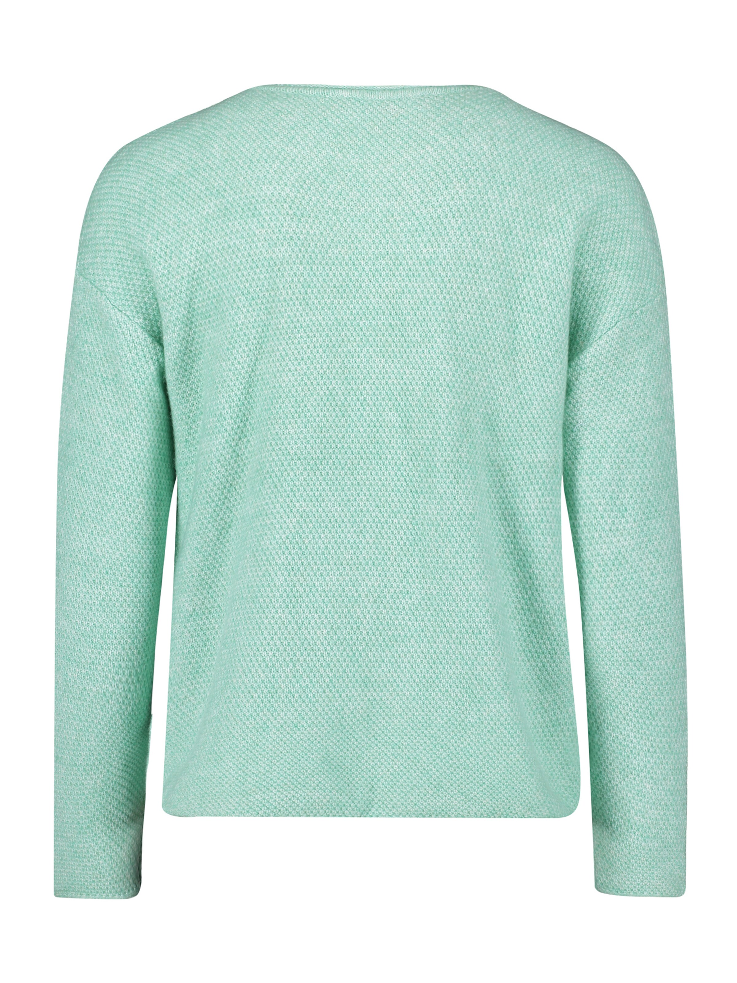 Betty & Co Strickpullover mit Rundhalsausschnitt in Grün