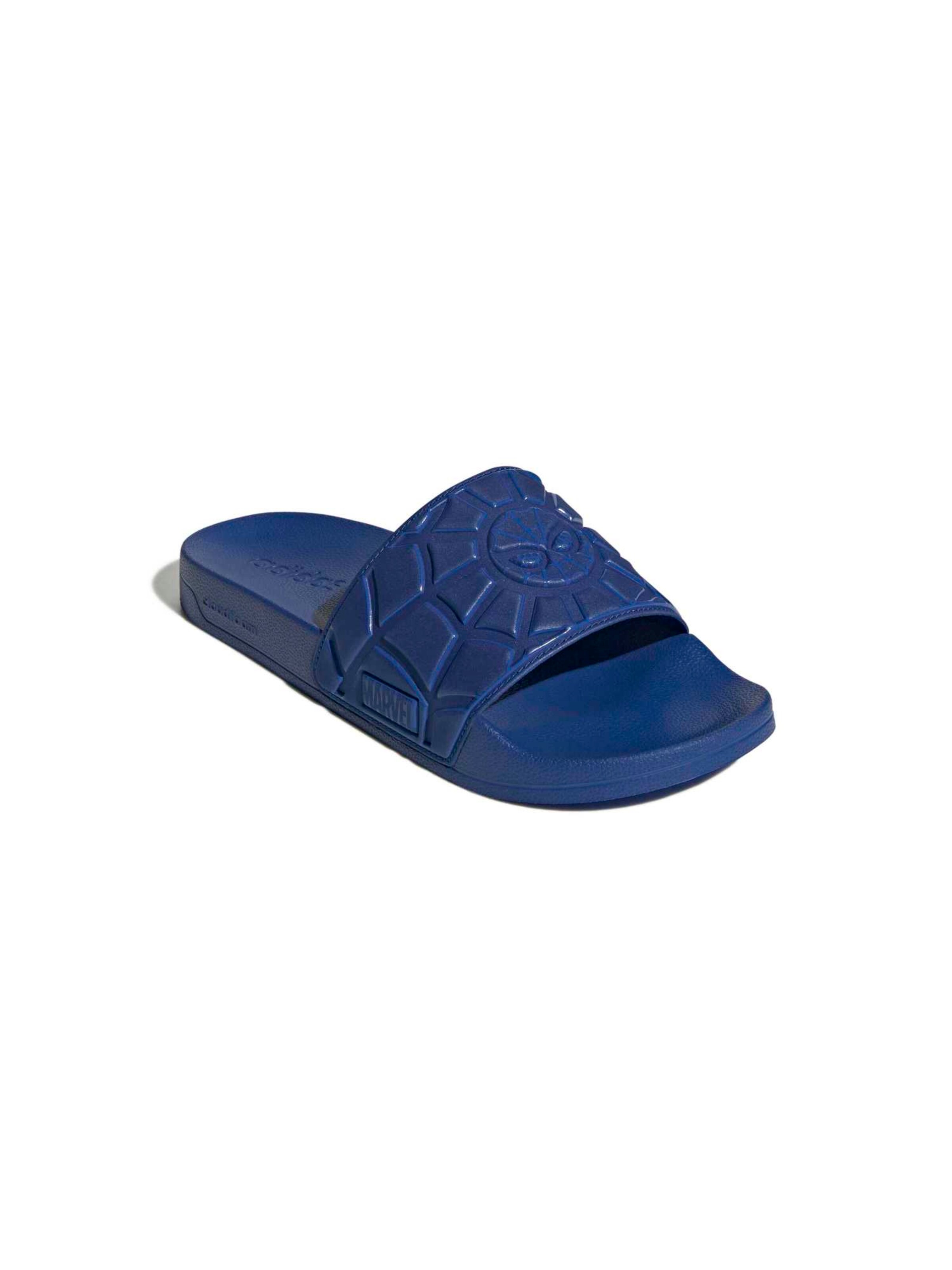 ADIDAS SPORTSWEAR Muiltjes 'Marvel Spider-Man Adilette' in Blauw: voorkant