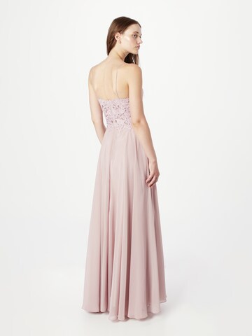 mascara Evening Dress in Pink