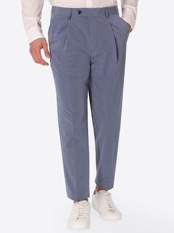 Regular Pantalon à pince 'AREZZO' Distretto12 en bleu : devant