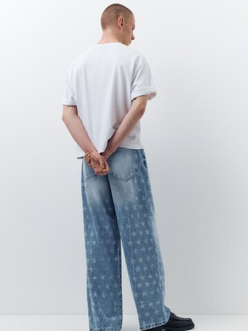 Pull&BearWide Leg/ Široke nogavice Traperice - plava boja