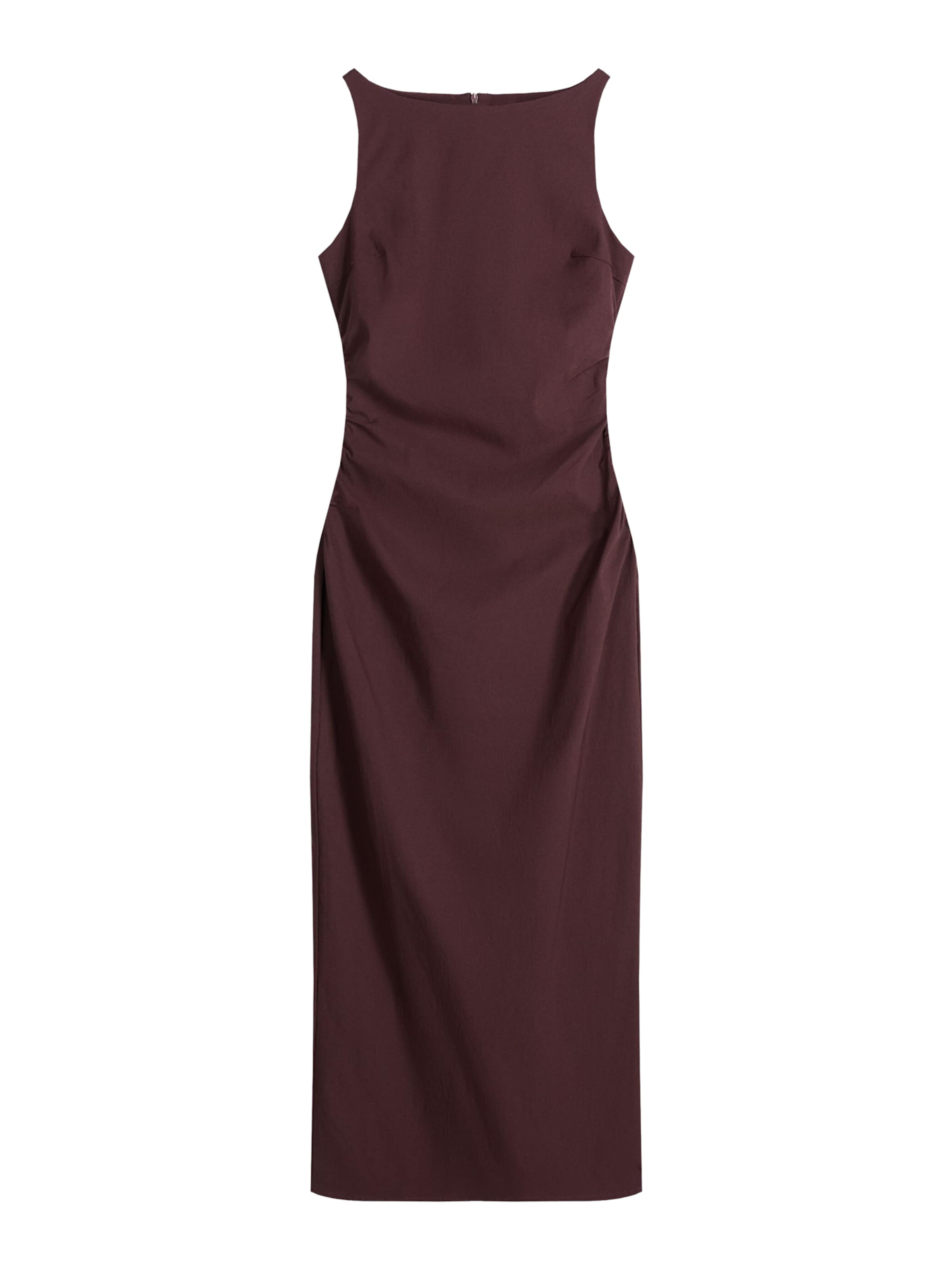 Rochie de la Bershka pe mov: față