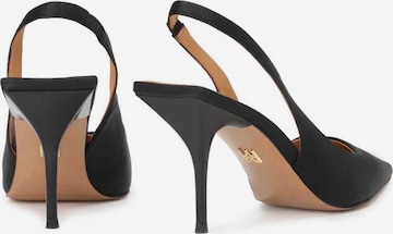 Kazar Γόβες slingback σε μαύρο