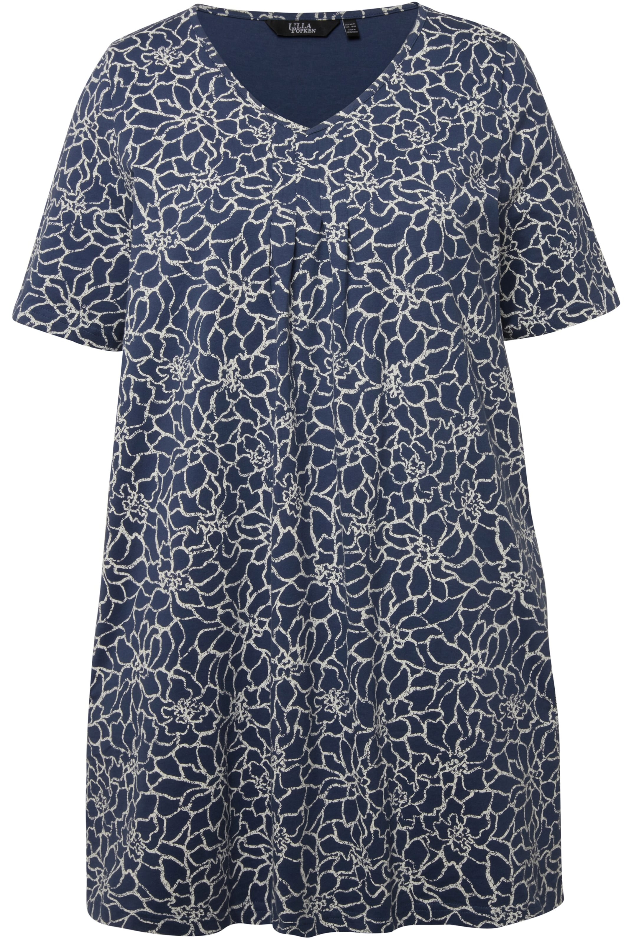 Ulla Popken Tunika - Modrá: predná strana