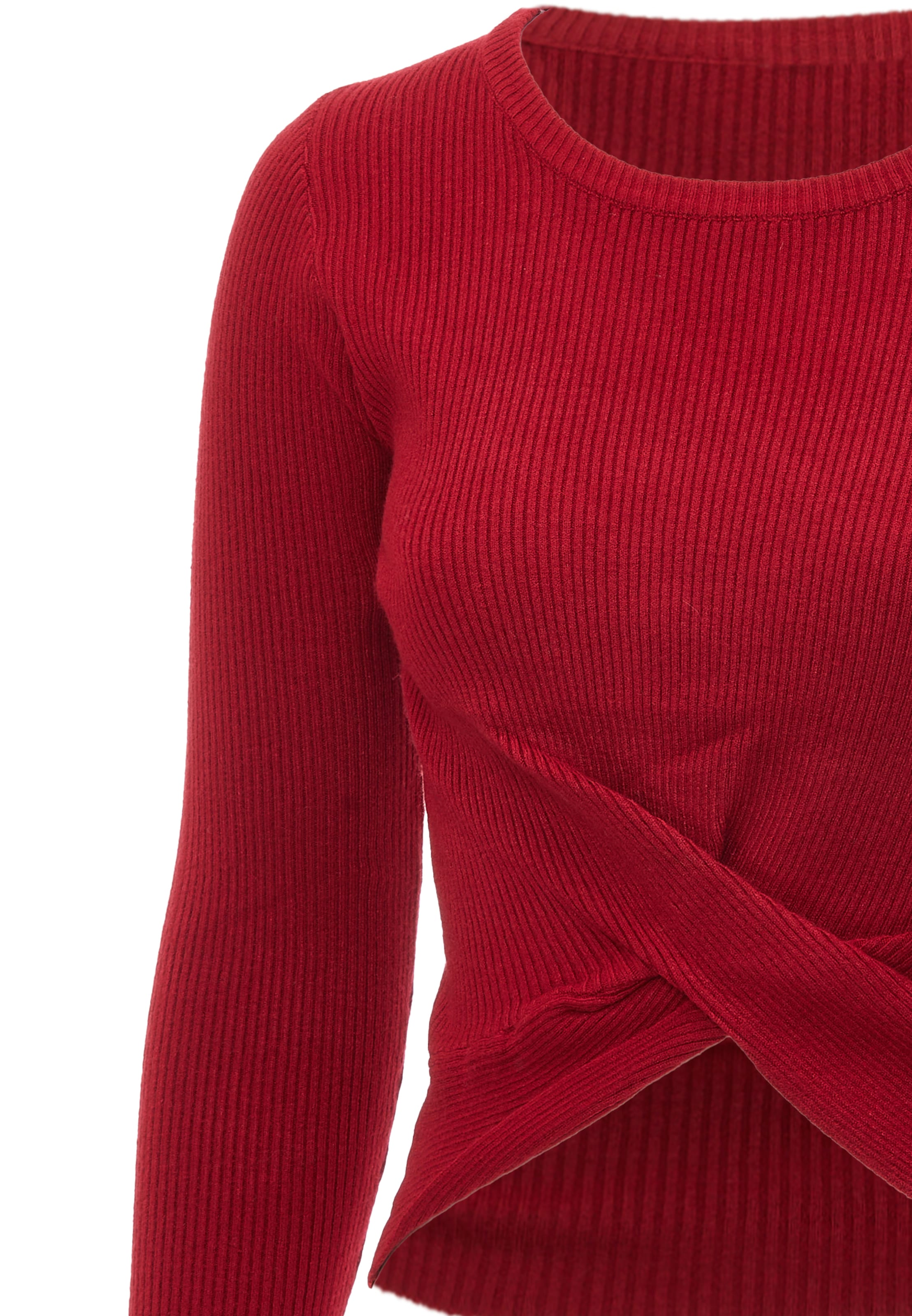 leo basics - Pullover em vermelho