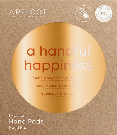 Apricot Handpolster in transparent, Produktansicht
