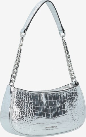 Karl Lagerfeld Schultertasche 'Kameo' in Silber