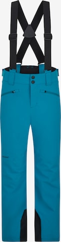 ZIENER Regular Workout Pants 'AXI' in Blue: front