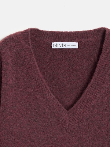 Dilvin Sweater 'Pullover' in Red