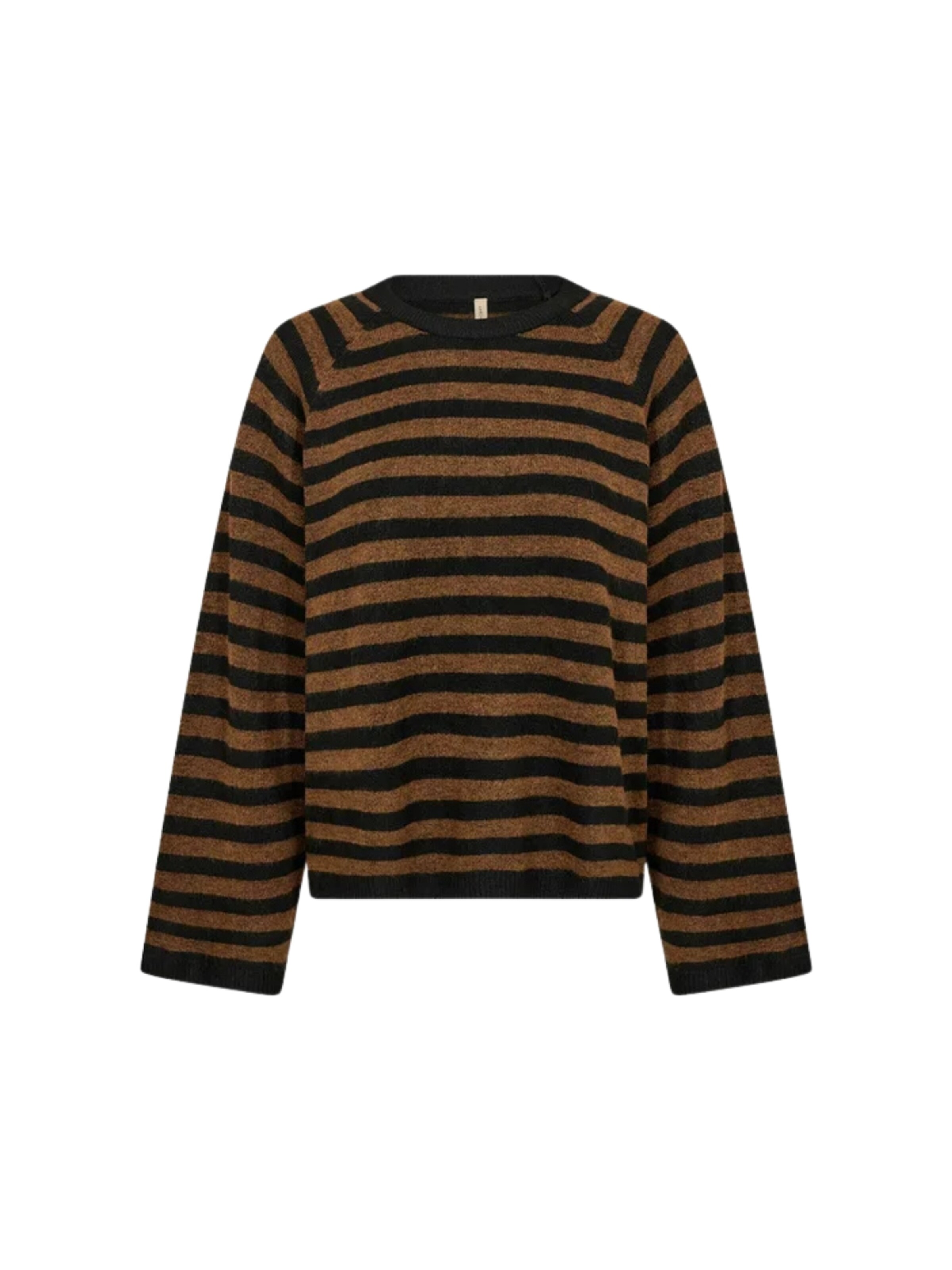 Soyaconcept Trui 'ORLEAN' in Bruin: voorkant