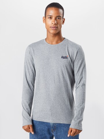 Superdry - Ajuste regular Camiseta en gris: frente