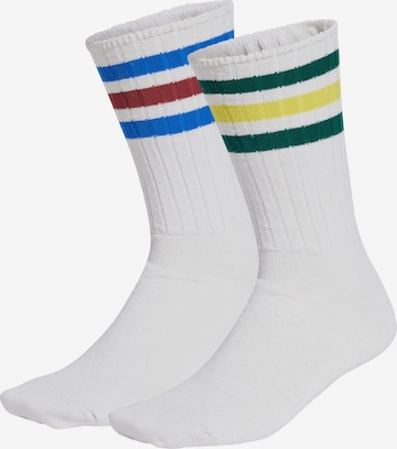 ADIDAS ORIGINALS Socks in White: front