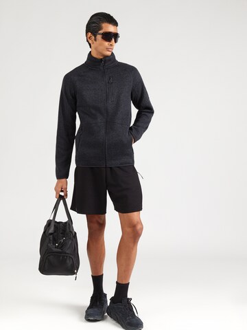 4F Funktionsfleecejakke i sort