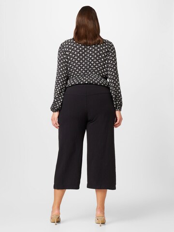 KAFFE CURVE Loosefit Broek 'Nana' in Zwart