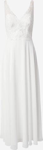 Laona Evening Dress in White: front