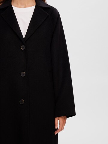 SELECTED FEMME Between-Seasons Coat in Black