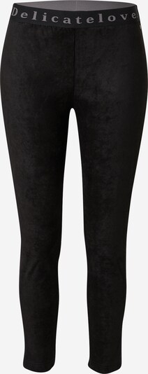 DELICATELOVE Leggings 'NELLI' in rauchgrau / schwarz, Produktansicht
