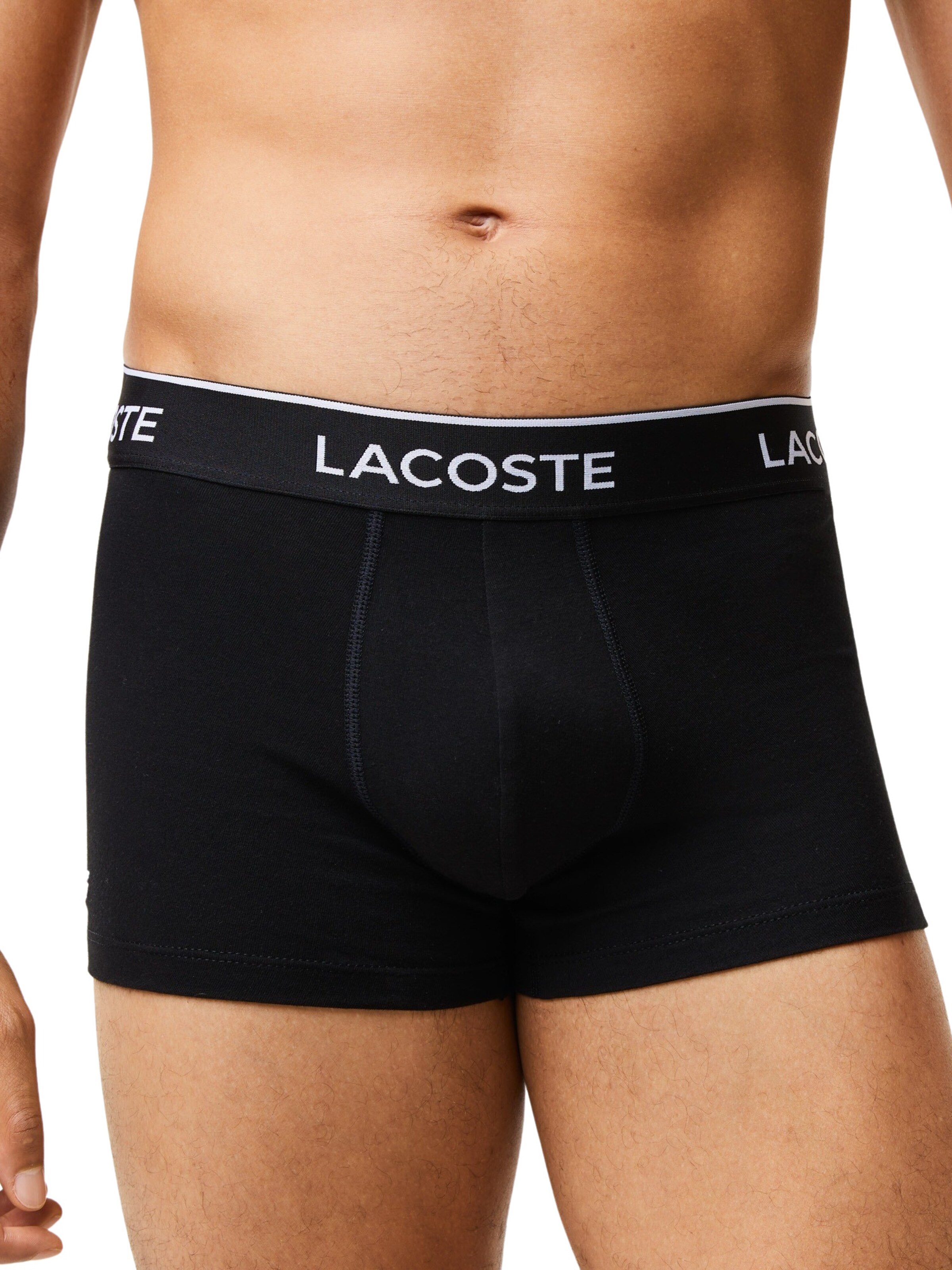 LACOSTE Set: Boxershorts und Socken in Schwarz