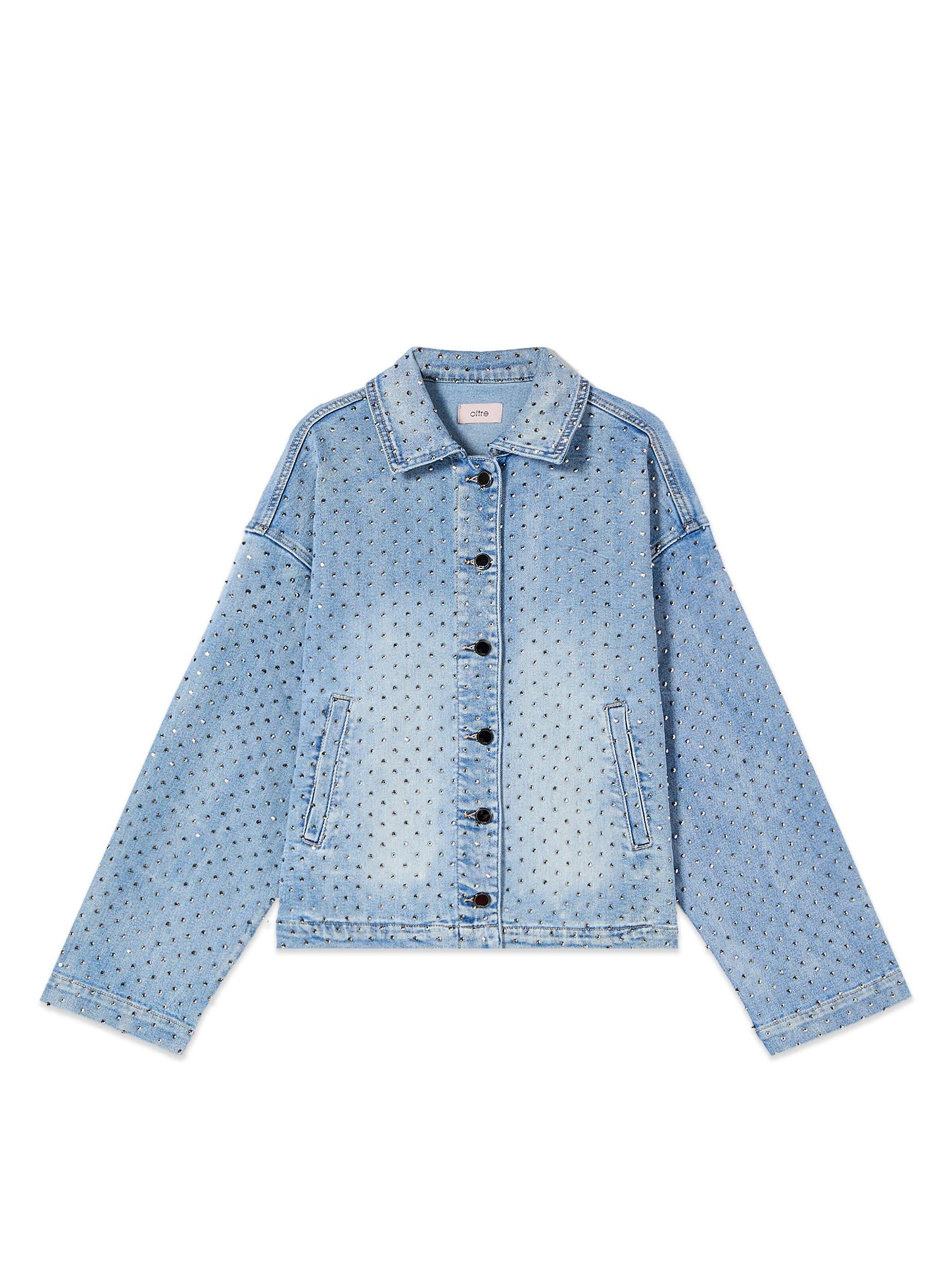 Veste mi-saison oltre en bleu : devant