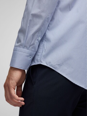 HECHTER PARIS Regular fit Button Up Shirt in Blue