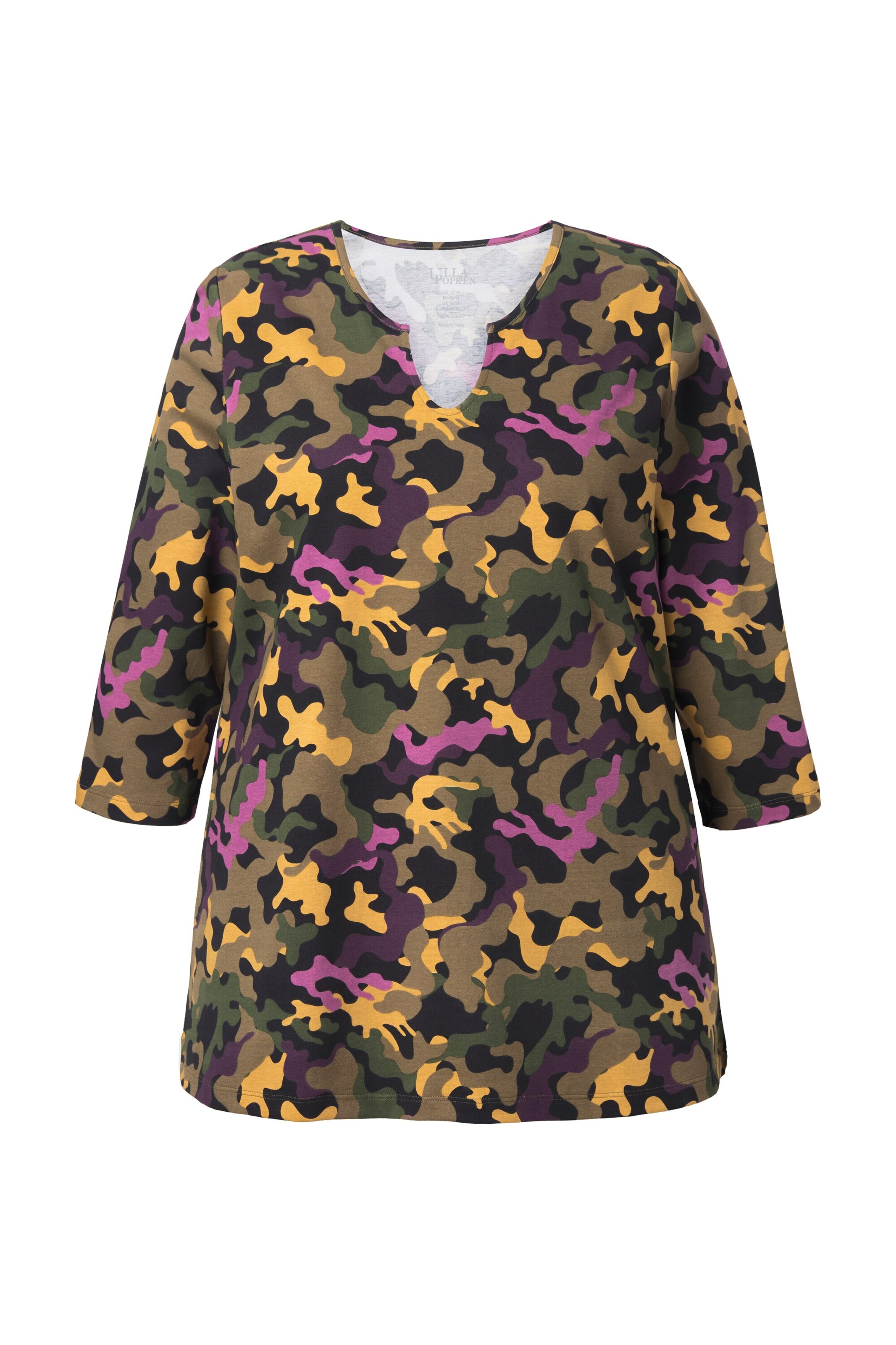 Ulla Popken Blouse in Gemengde kleuren: voorkant