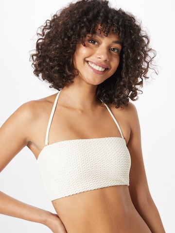 Seafolly Bandeau Bikinitop in Beige: voorkant