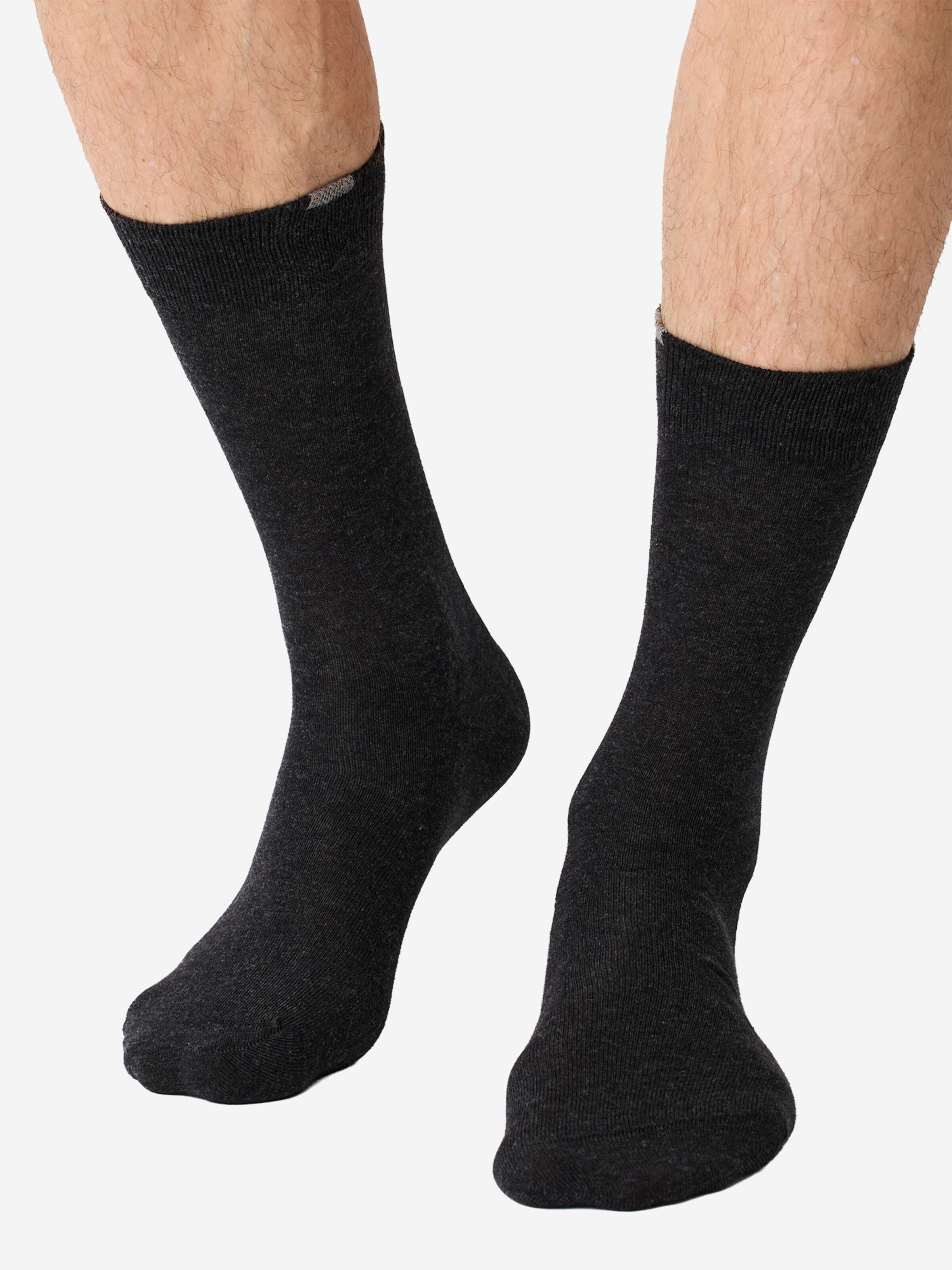 Chaussettes ' Passt Perfekt bequeme Alltagssocken ' Nur Die en gris : devant