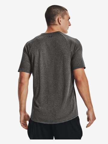 UNDER ARMOUR Regular fit Functioneel shirt 'Tech 2.0' in Grijs