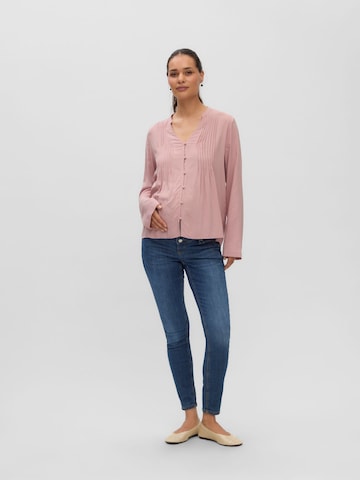 Chemisier 'MLNorma' MAMALICIOUS en rose