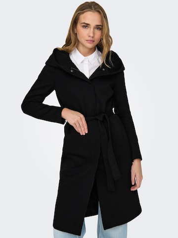 ONLY Ανοιξιάτικο και φθινοπωρινό παλτό 'SEDONA' σε μαύρο: μπροστά