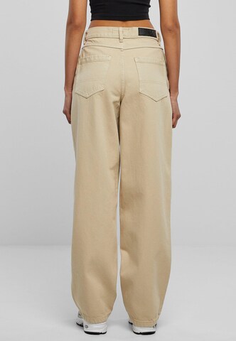 Urban Classics Wide Leg Jeans in Beige