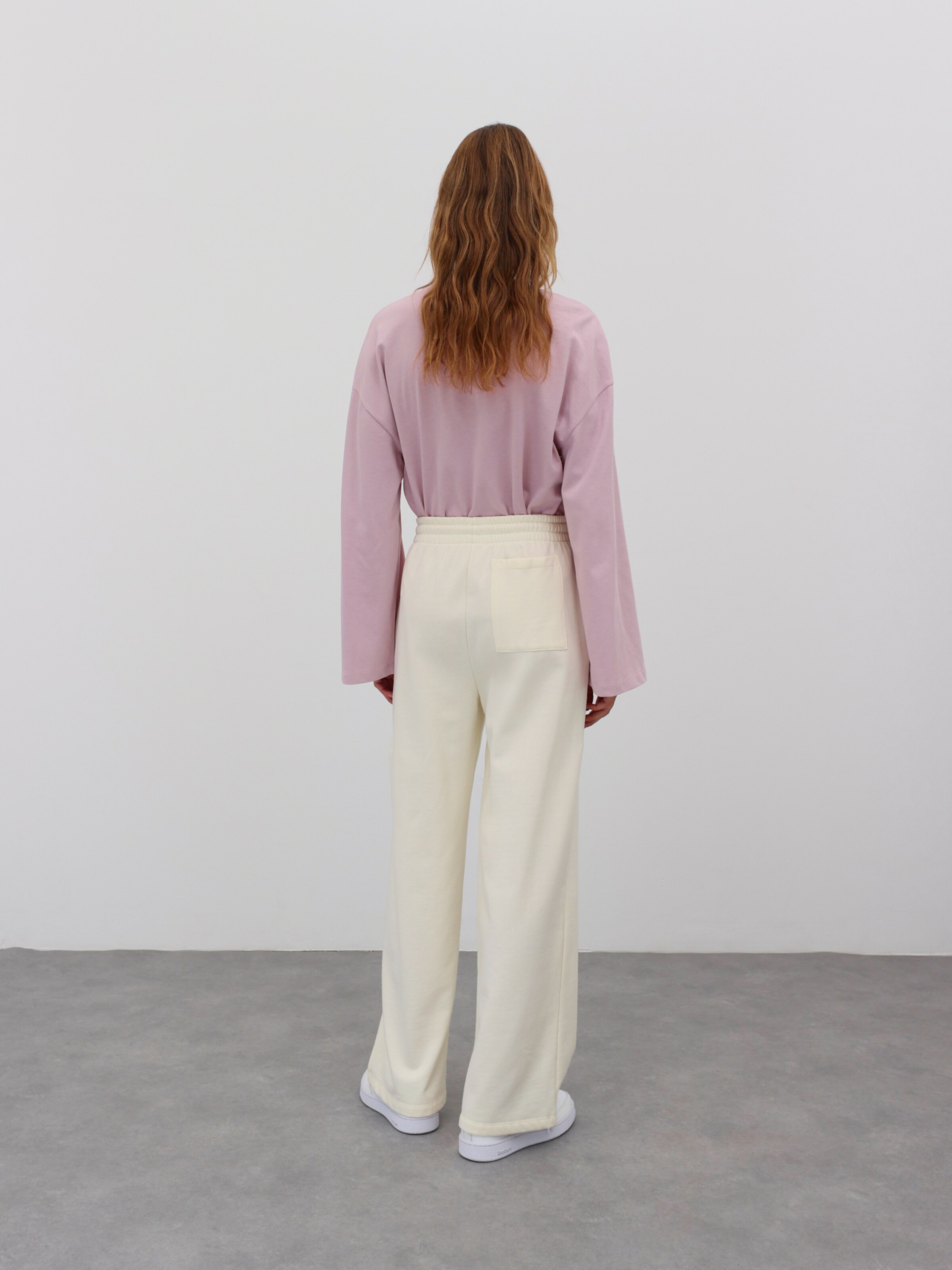 Femme Pantalon 'Sascha' EDITED en Blanc 
