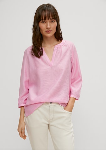 COMMA Blouse in Roze: voorkant