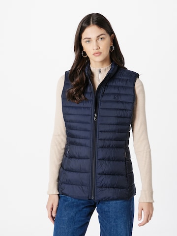 Gilet Lauren Ralph Lauren en bleu : devant