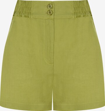 FRESHLIONS Trousers in Green: front