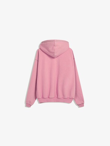 Bershka Bluzka sportowa w kolorze różowy