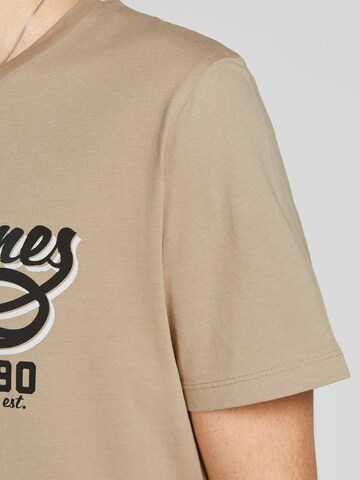 JACK & JONES T-Shirt in Beige