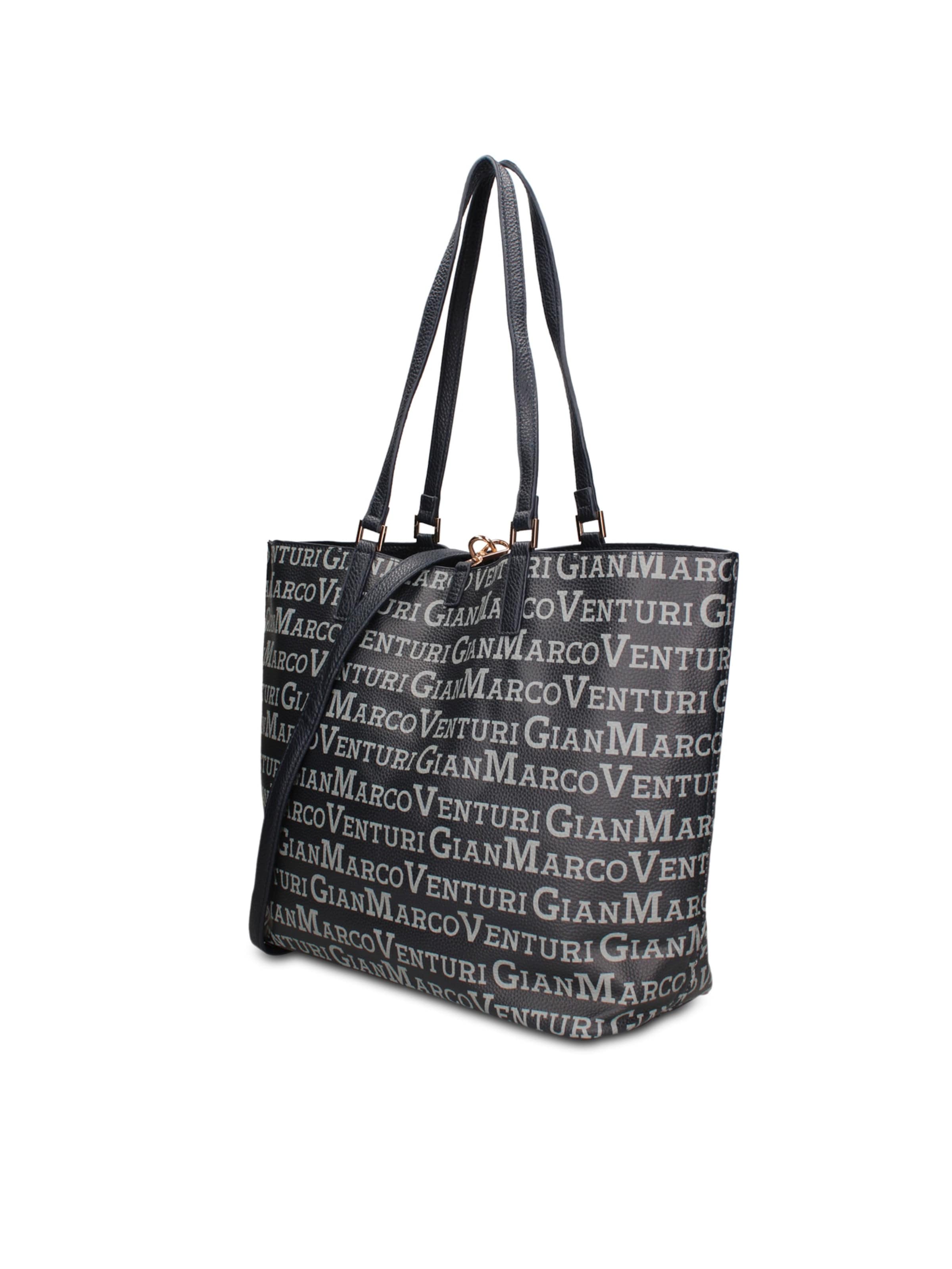 Shopper 'Shopper Elegante Pelle Vegana Gianmarco Venturi - Borsa Donna Versatile' di GianMarco Venturi in blu
