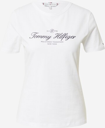 TOMMY HILFIGER - Camiseta en blanco: frente