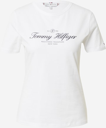 TOMMY HILFIGER Tričko - biela: predná strana