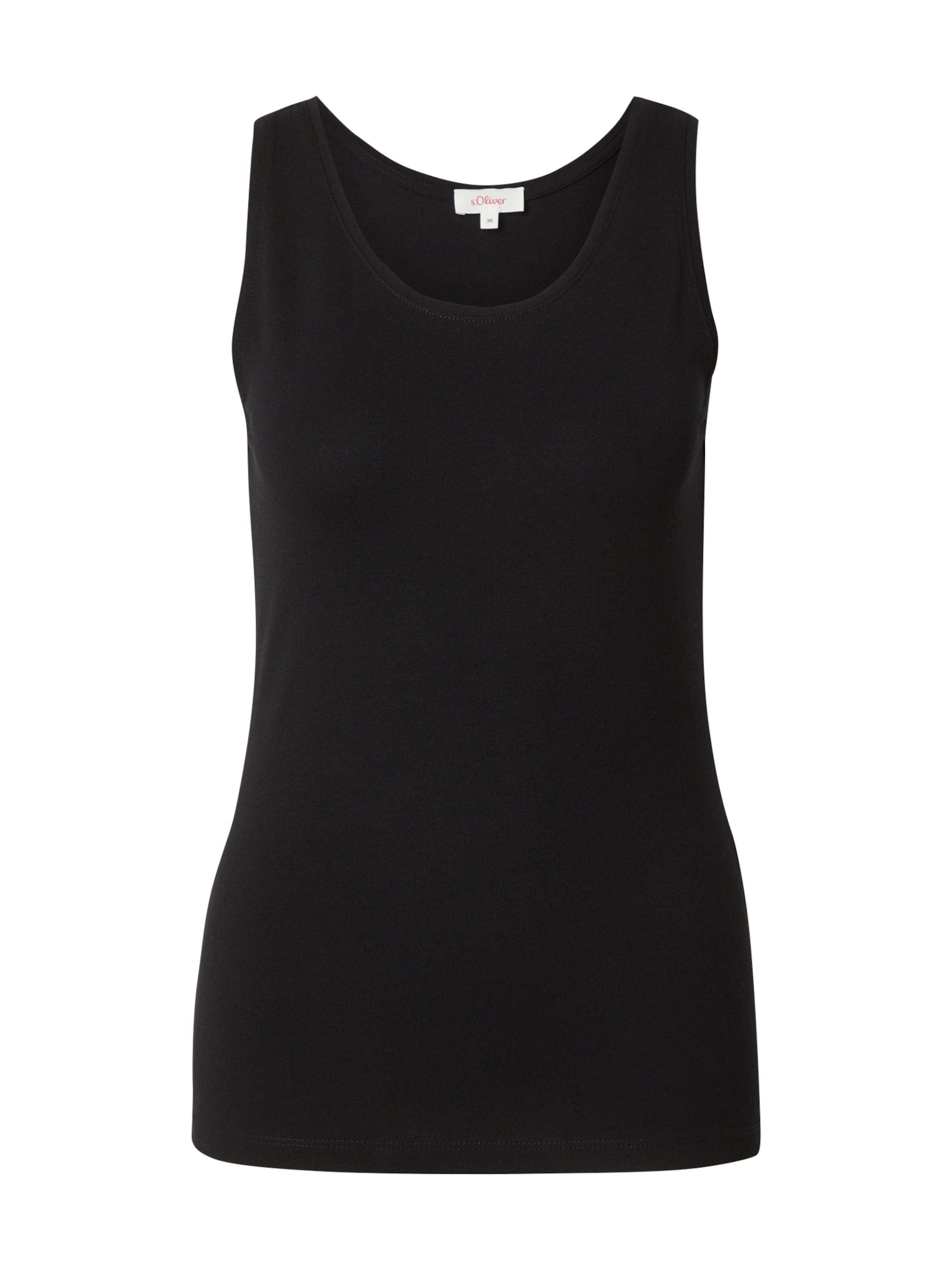 s.Oliver Top in Black: front