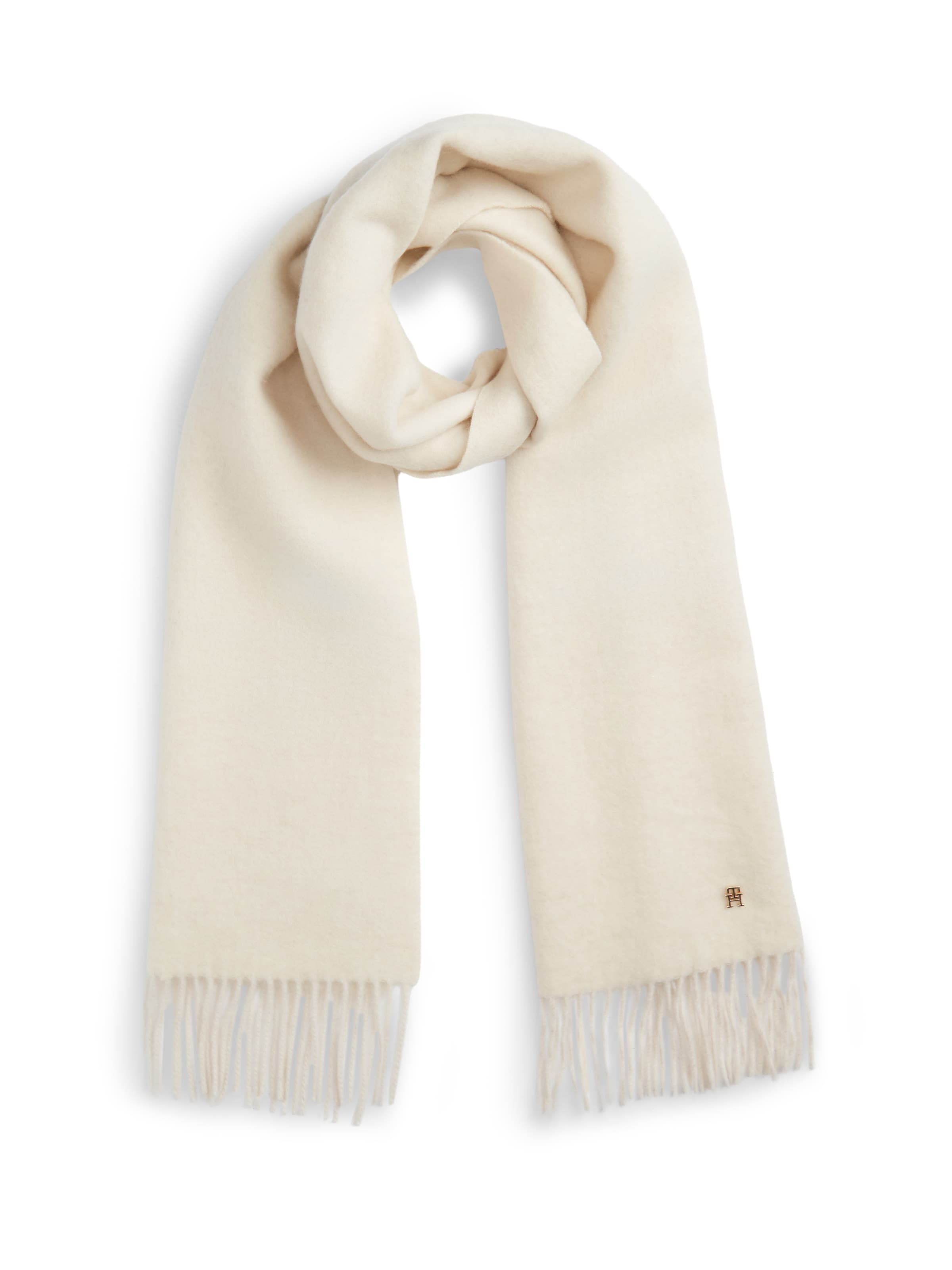 TOMMY HILFIGER Sjaal in Beige: voorkant