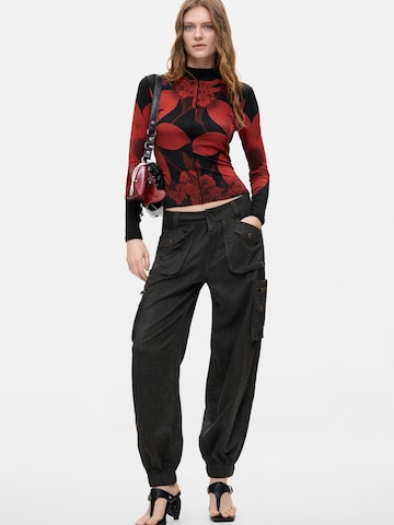 Desigual Tapered Παντελόνι cargo σε μαύρο