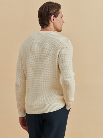 Pull-over 'Ruben' DAN FOX APPAREL en blanc