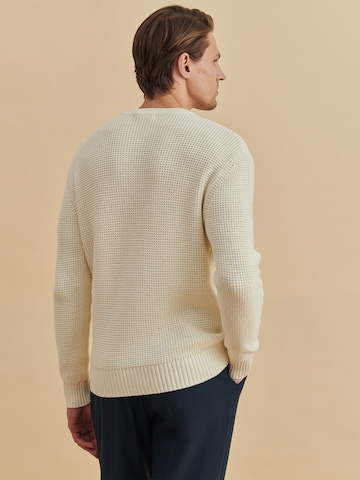 DAN FOX APPAREL Sweater 'Ruben' in White