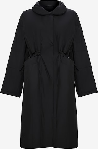 Manteau mi-saison CESARE GASPARI en noir : devant