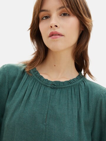 TOM TAILOR DENIM Blouse in Green