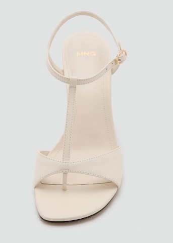 MANGO Zehentrenner in Beige