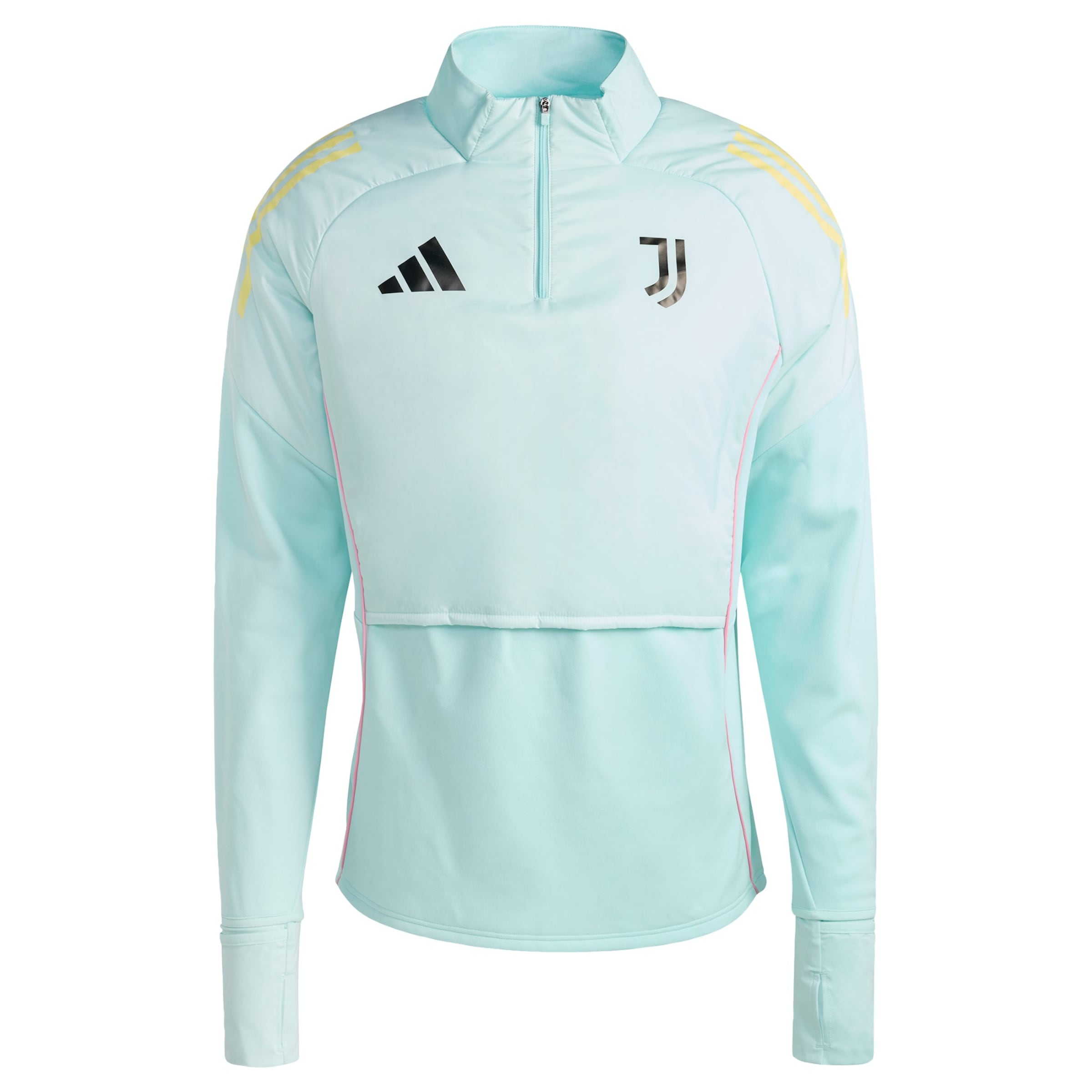 ADIDAS PERFORMANCE Sports sweatshirt 'Juventus Turin Tiro 25' in Aqua / Yellow / Red / Black, Item view