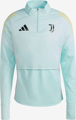 ADIDAS PERFORMANCE - Sweatshirt de desporto 'Juventus Turin Tiro 25' em azul: frente